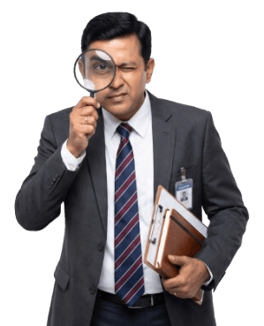 Auditor reviewing observation evidence